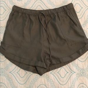 Olive green shorts
